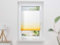 K-home Klemmfix-Plissee Farbverlauf Gelb 75cm x 210cm (B x L)