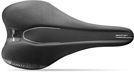 Selle Italia 8030282504288, Sella SLR Boost 130x248mm (S1) Nera-Peso: 170gr Unisex Adulto, Nero