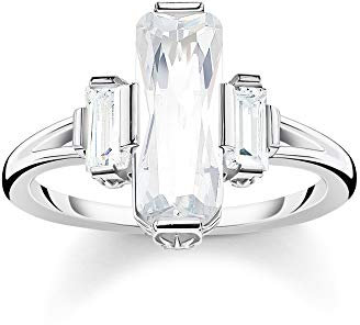 Thomas Sabo Damen-Ring Weiße Steine 925 Sterlingsilber TR2267-051-14-56