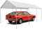 Gazebo Per Auto Garage Box Parcheggio Da Esterno 3x6MT In Acciaio Impermeabile Bianco