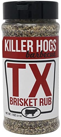 YYST Killer Hogs BBQ TX Brisket Rub | Championship BBQ and Grill Seasoning for Texas Brisket | Great on Brisket, Ribs, Steaks, or Turkey | 16 oz