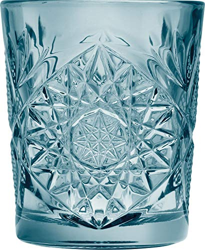 LIBBEY »Hobstar« Trinkglas Inhalt: 0,35 Liter, blau, 6 Stück (1er Pack)