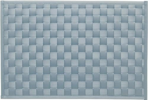 d-c-fix set de table Savannah Bast Gris perlé - lavable - plastique PVC vinyle dessous assiette - 30 cm x 43 cm rectangulaire