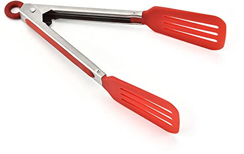 Pizza en silicone pain steak Clamp, Stainless Steel handle, square Food Tong, kitchen non - Adhesive barbecue Tong