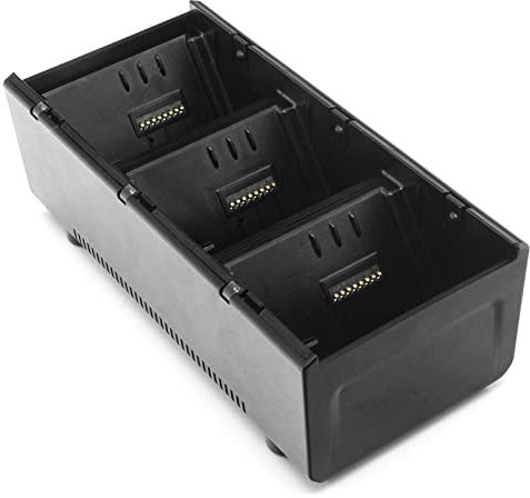 LANADO 3-Slot Battery Charging Cradle Kit for Zebra ZQ510, ZQ511, ZQ520, ZQ521, ZQ610, ZQ620, ZQ630, QLN220, QLN320, QLN420 Barcode Scanners, 3.7V Output, Black