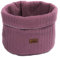 Puckdaddy Aufbewahrungskorb Thea| Organizer in Beere | Zopfstrickmuster | Baby Geschenk-Set zur Geburt | 1 Aufbewahrungskorb 22x22 cm | 100% Baumwolle | OEKO-TEX geprüft