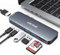 ABLEWE USB-C Hub für MacBook (7-in-2) - Mehrport-Adapter Mit 4K@60Hz HDMI, 100W Power Delivery, SD/TF-Kartenleser, Kompatibel Mit MacBook Pro/Air 2022-2018