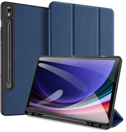 COFI 1453 Dux Ducis Domo Smart Sleep Case Tablethülle kompatibel mit Samsung Galaxy Tab S9 FE Schutzhülle Blau