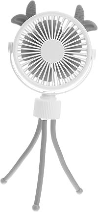 SAFIGLE Kompakter Handventilator Mit Flexiblem Stativ Usb-aufladbar Geschwindigkeitsstufen Für Kinderwagen Camping Büro Und