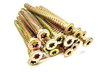 Concrete Screws (Pack of 20) Multi-Fix Countersunk 7.5mm TX Easy Drive (7.5 x 90mm)
