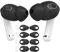 AhaStyle 4 Paar AirPods 3 Ohrstöpsel Silikon Earbuds Cover [Passt nicht in die Ladehülle] Kompatibel mit Apple AirPods 3 2021 (2 Paar groß + 2 Paar klein, schwarz)