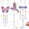 Diamond Painting Sonnenfänger, 3 Stück Diamond Painting Wind-Spiel, Diamant Wind-Spiel, Diamant malerei windspiele, Suncatcher Wind-Spiel Basteln Geschenk, Wind-Spiel Bastelset Spielzeug für Mädchen