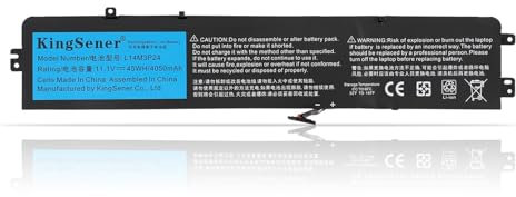 KingSener L14M3P24 Batteria per Lenovo IdeaPad Y700-14ISK 700-15ISK 700-17ISK Legion Y520-15IKBA Y520-15IKBM Y520-15IKBN Series L14S3P24 L16M3P24 L16S3P24 4050mAh/45WH/11.1V