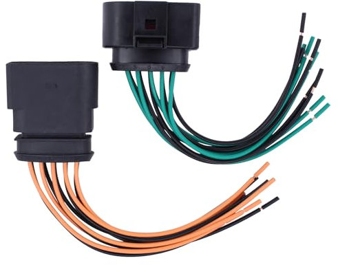 Scheinwerfer Stecker Lampe Anschluss Kabelbaum Adapter Hauptscheinwerfer Kabel Buchse Reparatursatz für Octavia 2 Fabia 6Y Ibiza 6J Toledo 1M Leon 5F 1P Alhambra Altea XL Arosa Cordoba 6K Exeo ST Inca