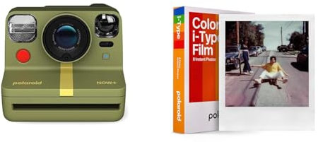 Polaroid Now+ Gen 2 Fotocamera Istantanea - Verde Bosco & Pellicola Istantanea Colore per i-Type - 6000