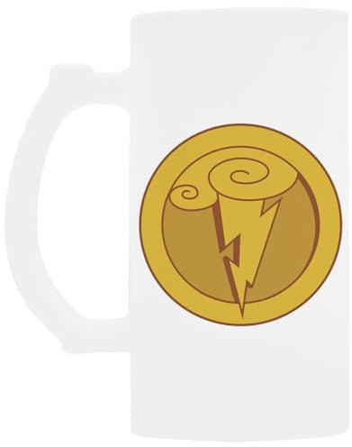 Udaytee Hercules Symbol Vaso Para Beber Cerveza De Vidrio Con Asa