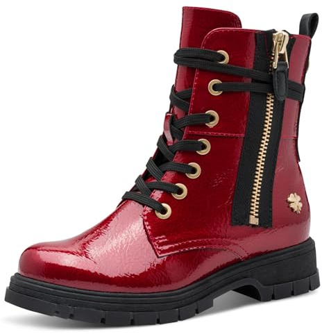 Marco Tozzi Damen 2-85200-41 Stiefelette, Dk.Red Pat, 38 EU