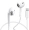 Auricolari Intrauricolari con filo per iPhone con connettore Lightning【Certificato Apple MFi】 Auricolari con microfono e controllo del volume compatibili con iPhone 14/13/12/11/SE/XS/XR/8/7