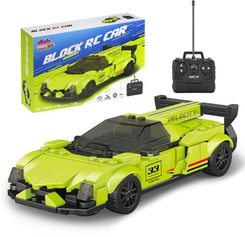 Gioco RC Auto Compatibile con Lego Technic, 1:20 Creator F1 Auto Toy 178 pezzi con telecomando, regalo di compleanno per ragazzi e ragazze dai 10 anni e adulti