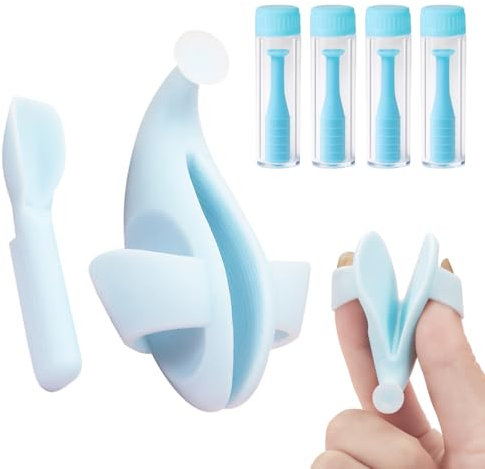 5 Stück Kontaktlinsen Einsetzhilfe,Kontaktlinsensauger,Hochwertiges Silikonmaterial,Einzelverpackung,Sicher und Hygienisch,Geeignet für Reisen und Den Täglichen Gebrauch