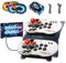 MT6 Console rétro Console de Jeux rétro 20000+ Jeux,avec 2 Joystick de Tourelle & Lumière LED Colorée,4 Joueurs Battle,4K HD Output Console Retro Gaming pour PC/TV/Projecteur,Plug and Play (128G)
