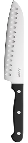Judge Classic 18cm / 7 Santoku Knife – Multi-Purpose Japanese Style Kitchen Knife with Stainless Steel Blade, Dishwasher Safe