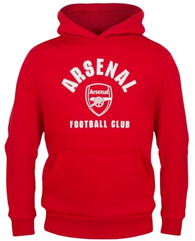 Arsenal FC Boys Hoody Fleece Graphic Kids Official Football Gift