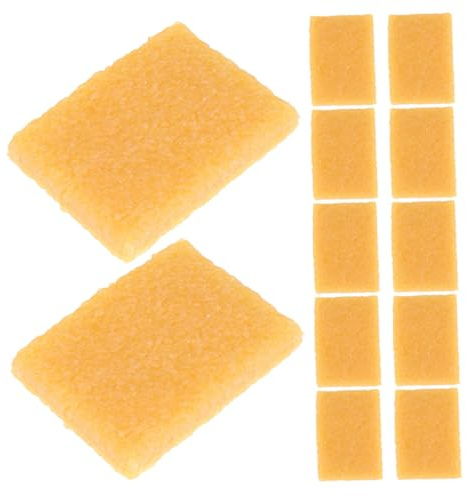 Angoily 12stücke Gummireinigungsblock Naturgummiradierer zum Entfernen von Klebstoffen Gummireiniger für Papier Holz und Kunststoff Gummikleber-radierer Geeignet als Bastelkleberentferner
