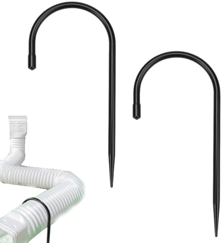 per grondaia a forma di U per esterni | Spina di fissaggio di estensione per esterni, cortile, giardino, paesaggio, patio, garage, cantina