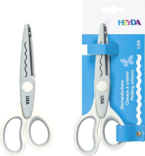 Heyda Zierrandschere 16cm Motiv Lisa