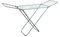 MSV Flügelwäscheständer 180x48x105cm 18m aus Edelstahl/PP in Silber/blau, 180x105x48 cm