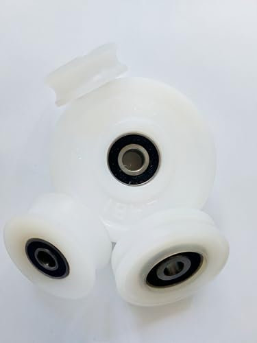 Zabi Nylon Seilrolle d= 100 mm fur Seil 16 mm Kunststoffprofilrollen mit Lagerung (Kugellager)