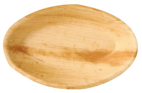Schalen, Palmblatt pure oval 300 ml 3,2 cm x 14 cm x 20 cm 100 Stück
