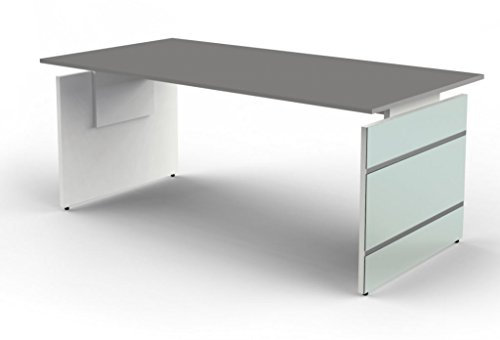 kerkmann 4318 Schreibtisch Form 4 Weiß