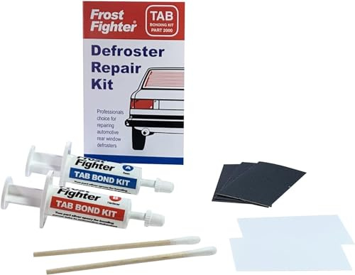 Frost Fighter Rear Window Defroster/Defogger Tab Bonding Repair Kit 2000