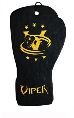 3 Viper Car Air Freshener Boxing Gloves Black Ice Fragrance