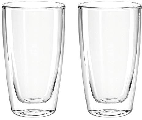 montana :enjoy Becher, doppelwandig, 2-er Set, 250ml, Höhe 12,2cm, spülmaschinengeeignet, Klarglas, 057225