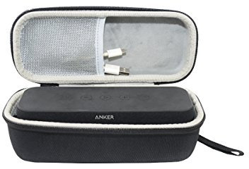 SANVSEN Hard Case Carrying Travel Bag Cover for Anker SoundCore Boost 20W Bluetooth Speaker