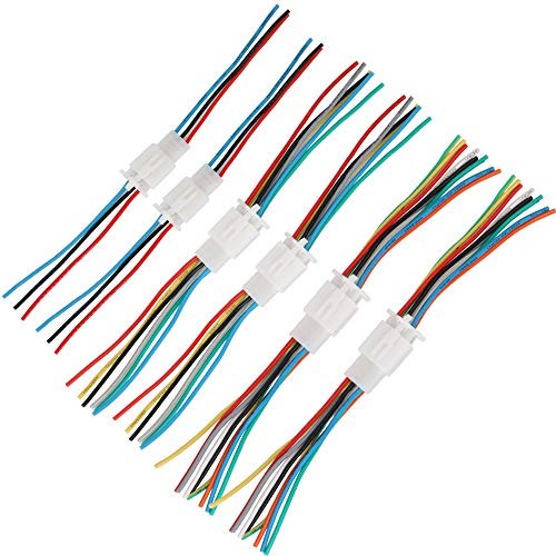 CESFONJER Connettori Terminale alloggiamento, Maschio Femmina Blocco Connettori Spina 2,8 millimetri passo per moto e auto (3 pin 2P, 6 pin 2P, 9 pin 2P)