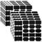 Wisdompro 190Pcs Chalk Board Labels Stickers for Food Jars, Spice, Glass, Cups, Bottles, Containers and Canisters, Decorative Reusable Waterproof Blackboard Labels