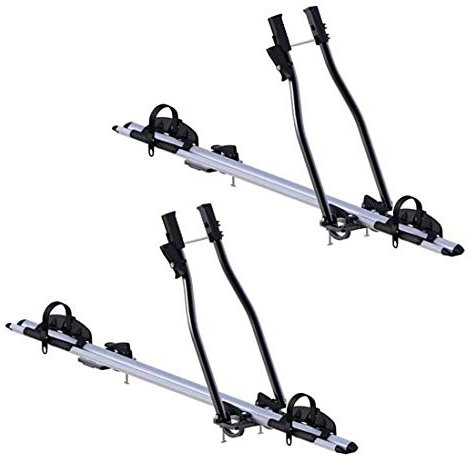 2X Fahrradträger SAGITTAR + Dachträger Original kompatibel mit Ford Kuga 5 Türer ab 2013