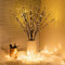 XhuangTech 3 Pack LED Branch Lights, Battery Operated Decorative Lights Vase Filler Willow Twig Lighted Branch for Mother’s Day, Easter Warm White 30 Inches Home Decoration (Brown - 3 Pack)