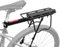 Fahrrad Gepäckträger Einstellbare Mountainbike Gepäckträger aus Aluminiumlegierung Fahrradsitz Gepäckträger mit Reflektor Fahrradzubehör Universallbefestigung für MTB Rennrad Herren Damen, Schwarz
