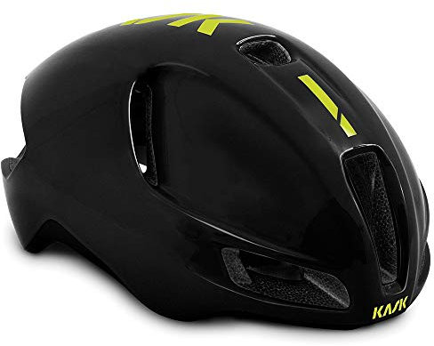 KASK Unisex-Adult CHE00056232-S Utopia Black/Yellow Fluo S