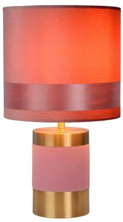 LUCIDE EXTRAVAGANZA FRIZZLE - Lampe de table - Ø 18 cm - 1xE14 - Rose