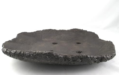 Bonsaischale Bogenschale Pflanzschale Waldschale Landschaftsschale anthrazit 42x33x9cm (35323)