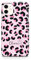 iCaseDesigner Personalised Name with Heart Animal Print Phone Case Compatible with iPhone 11 Pro Max. 11. Pink Leopard