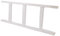 Deko Holzleiter als Handtuchhalter Badezimmer Bad Kleiderleiter Handtuchleiter 165cm 3 Sprossen (Weiß, 100 x 35cm)