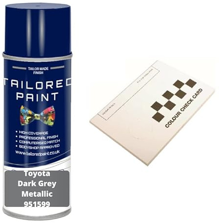 Compatibile per Toyota RAV-4 2013-2018 Vernice spray aerosol (vernice aerosol, grigio scuro metallizzato 951599)