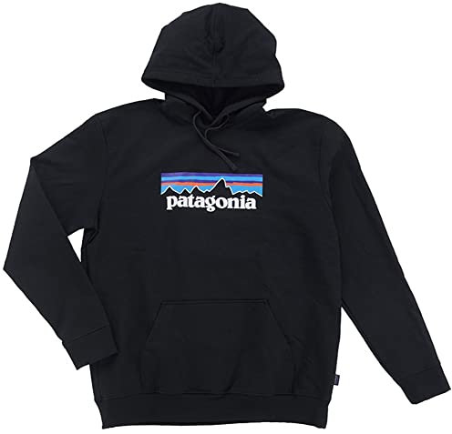 Patagonia P-6 Logo Uprisal Hoody Maglione, Nero, L Unisex-Adulto